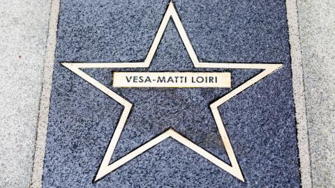 Vesa-Matti Loir&#039;s star on the Tähtikatu