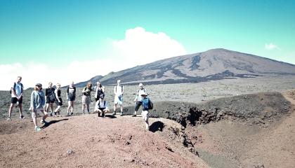 Formica leo kraatterilla, 2300 m korkeudessa (Reunion)
